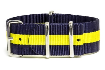 Blue and yellow NATO strap