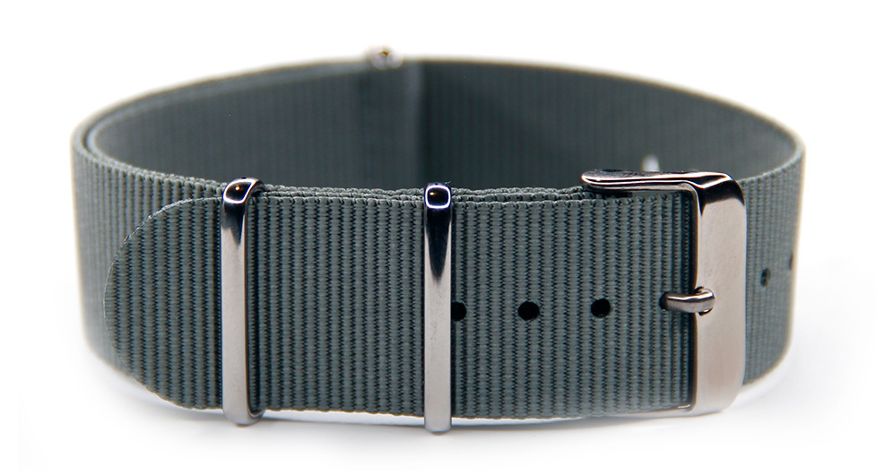NATO nylon strap — Grey