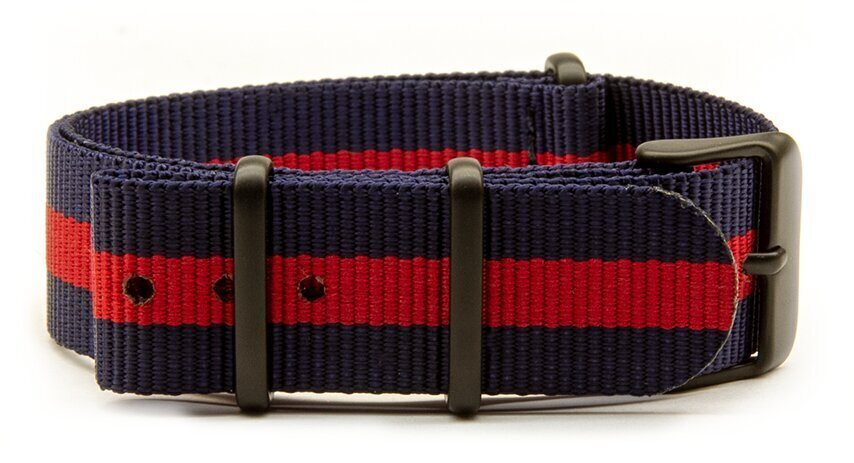 NATO nylon strap — Blue/Red
