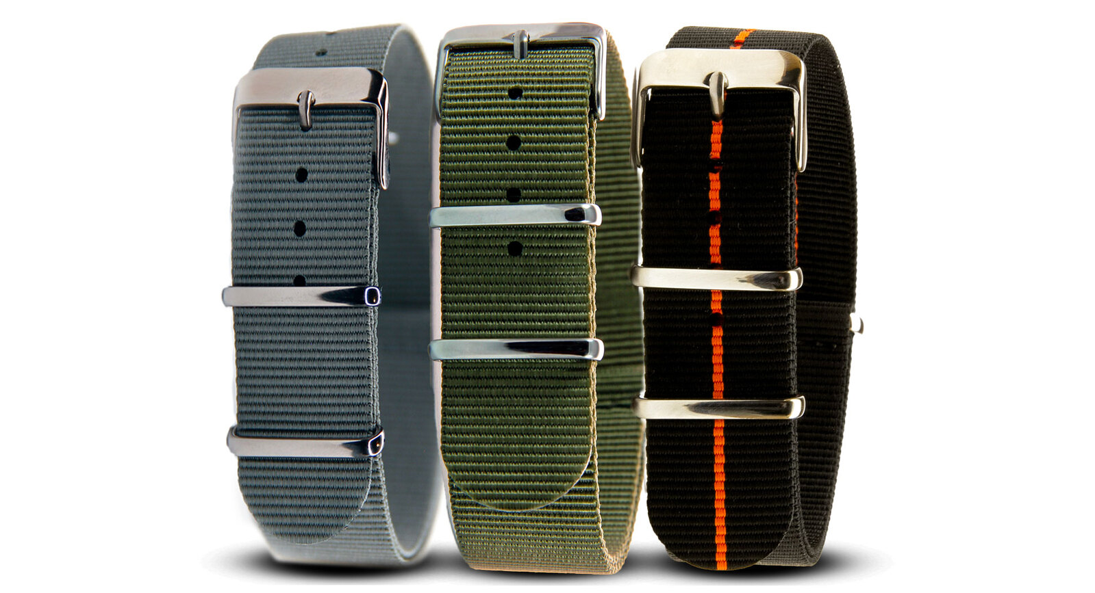 NATO Value Pack · 22mm / - Starter 05 / Nylon / 280mm / Stainless Steel