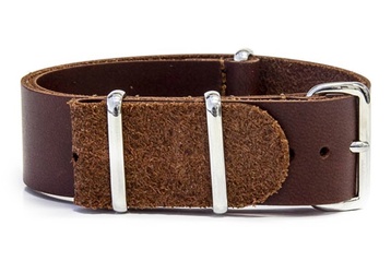 Brown leather NATO strap