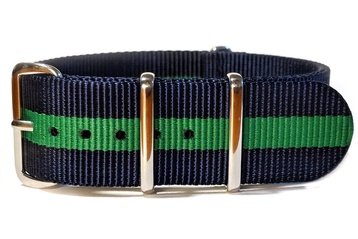 22mm Blue & Green NATO strap